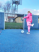 Fodbold af gummi - Str. 5 - 400 gram.