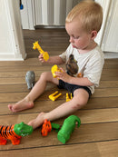 Popular Playthings - Magnetiske Mix & Match Jungledyr - Fra 3 år.