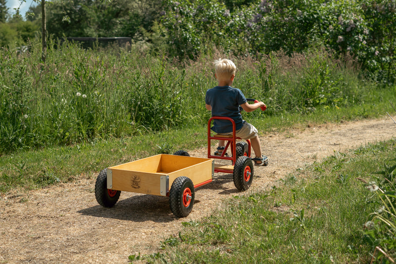 Rose Trailer - Stor 66x42 cm - Punkterfri Ballondæk - Fra 3 år