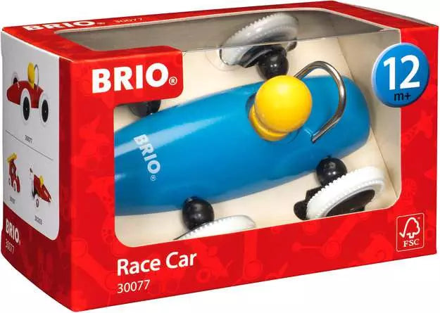 BRIO - Racerbil i træ - tilfældig farve!