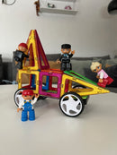 Magplayer magnetlegetøj - 2 x Hjulsæt