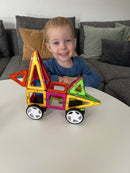 Magplayer magnetlegetøj - 2 x Hjulsæt