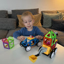 Magplayer magnetlegetøj - 64 dele.