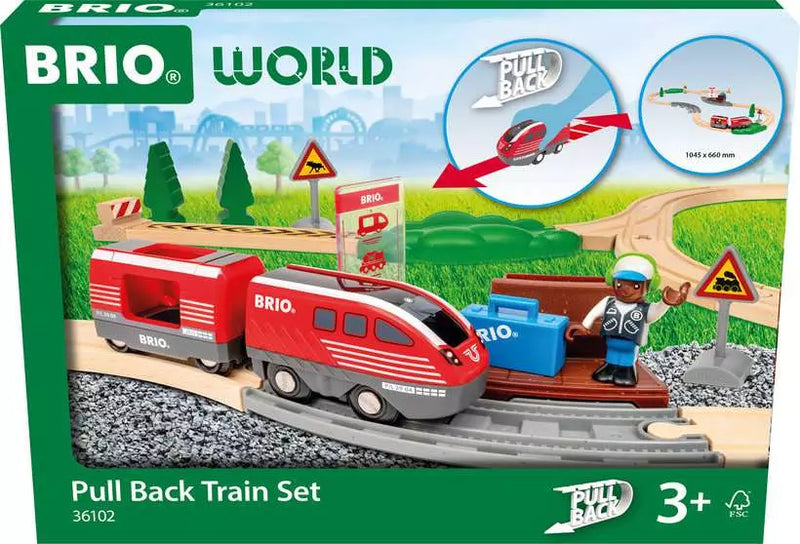 BRIO World - Pull Back Togsæt - 36102