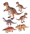 Dinosaurfigurer - L: 30 cm. - 6 stk.  - Billede 1