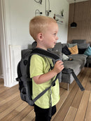 Sporty rygsæk - 1 stk - Sort - Fra 3 år.