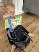 Sporty rygsæk - 1 stk - Sort - Fra 3 år.