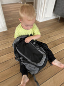 Sporty rygsæk - 1 stk - Sort - Fra 3 år.