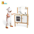 Legekøkken i træ - hvid  - Billede 1