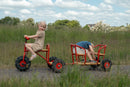 Rose 3-hjulet Pedalcykel - Traktordæk - fra 4-10 år.
