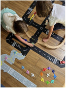 ToddleRoad - Vej og skinne sæt, 8 dele - Billede 1