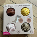 Sansebolde - 4 stk - Ø:10 cm - Boho Chic