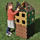 Polydron XL Naturfarver, 12 dele - Billede 1