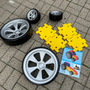 Giant Polydron hjulsæt - 8 dele.