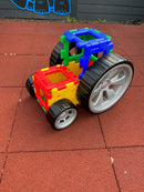 Giant Polydron hjulsæt - 8 dele.