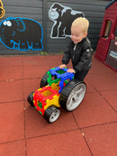 Giant Polydron hjulsæt - 8 dele.