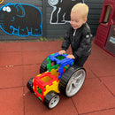 Giant Polydron hjulsæt - 8 dele.