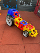 Giant Polydron hjulsæt - 8 dele.