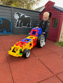 Giant Polydron hjulsæt - 8 dele.