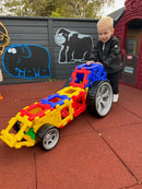 Giant Polydron hjulsæt - 8 dele.