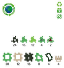 Polydron Gigant Dinosaur - 130 dele - Billede 1