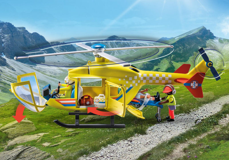 Playmobil City Life - Lægehelikopter inklusiv 3 figurer - 71203.