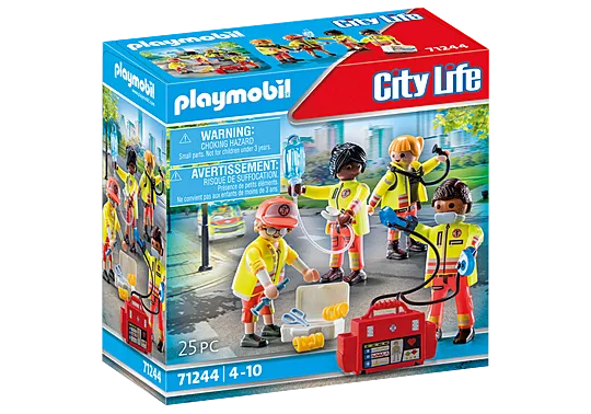 Playmobil - Redningsmandskab - 4 stk figurer