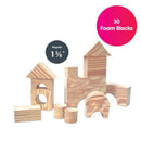 Klodser i Skum fra EduShape -  wood-like - Billede 1