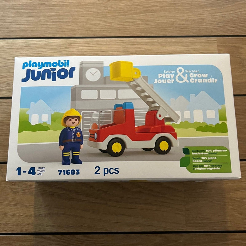 Playmobil Junior - Brandbil & Brandmand - 71683