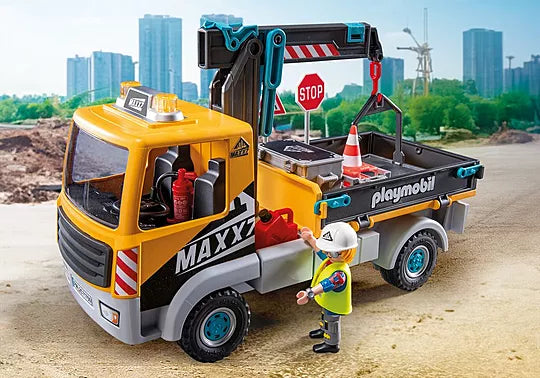 Playmobil - Byggelastbil med kran