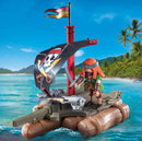 Playmobil - Pirates - Piratflåde m. skat