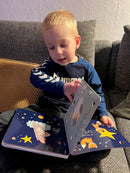 Børnebog med lys - Blink, min lille stjerne