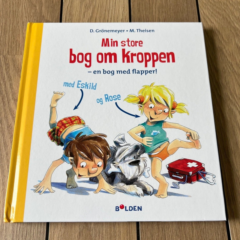 Bog - Min store bog om kroppen m/flapper - Fra 3 år