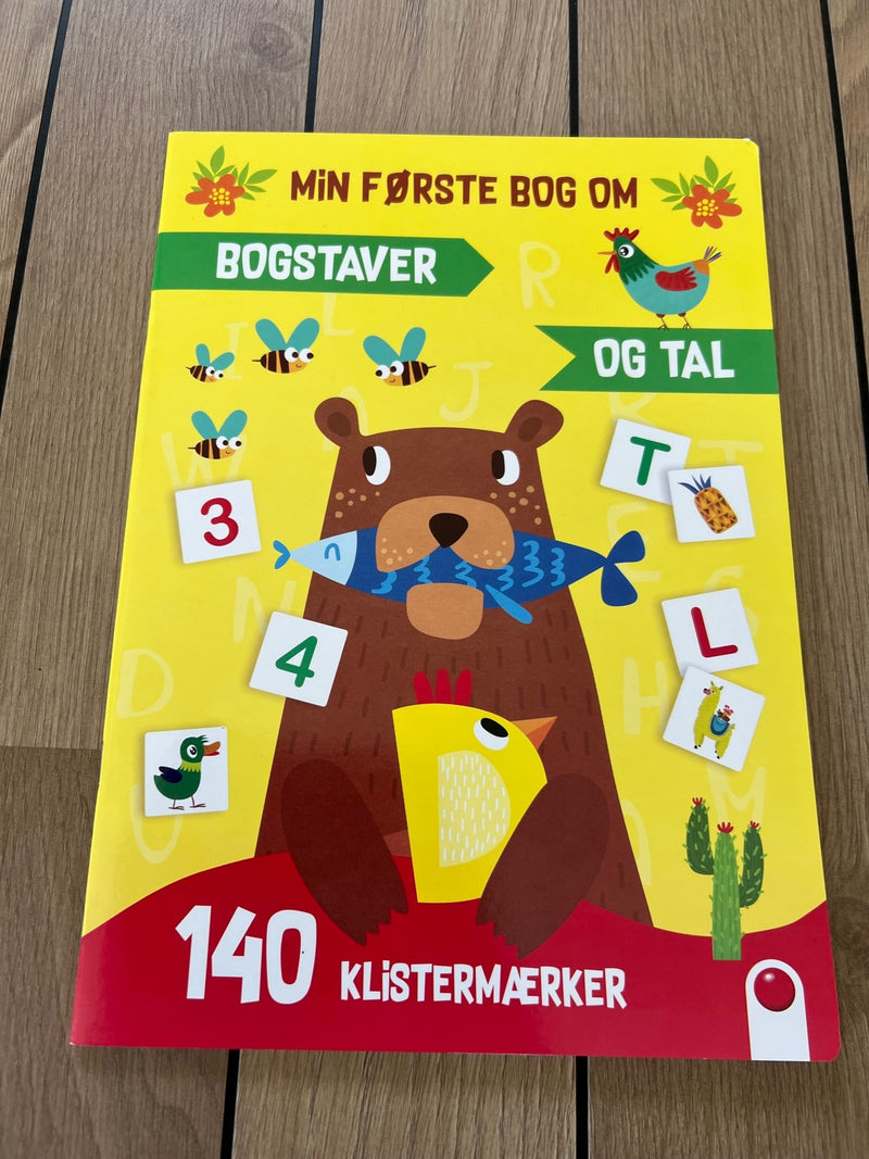 Bog: Min første bog om bogstaver og tal (Bjørn) - Fra 6 år