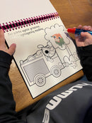 Bog, Magisk malebog: Køretøjer, Fra 3 år