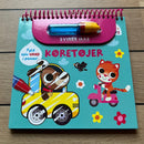 Bog, Magisk malebog: Køretøjer, Fra 3 år