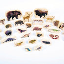 Træblokke med motiv af skovens dyr - 30 - Billede 1