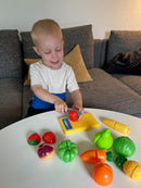 Legemad - Frugt & Grønt i plast - 23 dele.