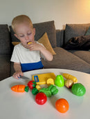 Legemad - Frugt & Grønt i plast - 23 dele.