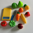 Legemad - Frugt & Grønt i plast - 23 dele.