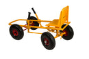 Moon-Car Gokart: Den Originale Gule med Luftgummihjul - RABO - Fra 4 år.
