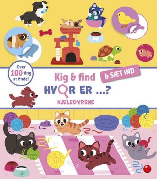 Kig og find og sæt ind: Kæledyr - Billede 1