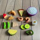 Legemad - Mad fra hele verden i plast - 15 dele.