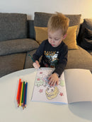 Malehæfte - Prinsesser & heste - 16 sider