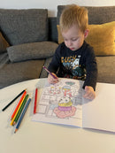 Malehæfte - Madlavning - 16 sider.