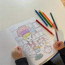 Malehæfte - Madlavning - 16 sider.