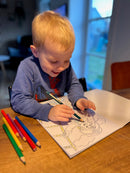 Malehæfte - Pirater -16 sider