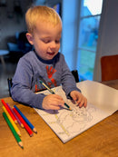 Malehæfte - Pirater -16 sider