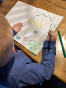 Malehæfte - Dino - 16 sider