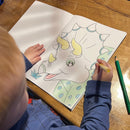 Malehæfte - Dino - 16 sider